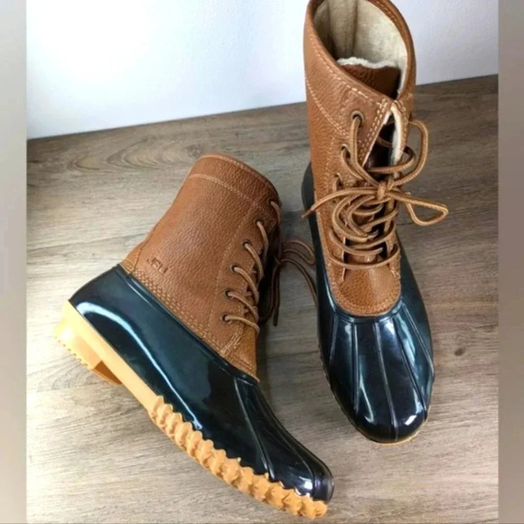 JBU Woman's Sporto Original Ariel Duck Boot Size 8.5 M Brown - Picture 1 of 4